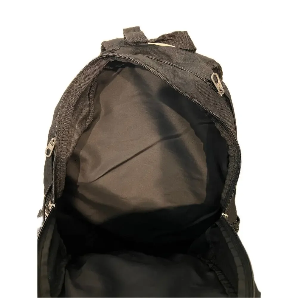 NIke Soccer Backpack Black with White Piping